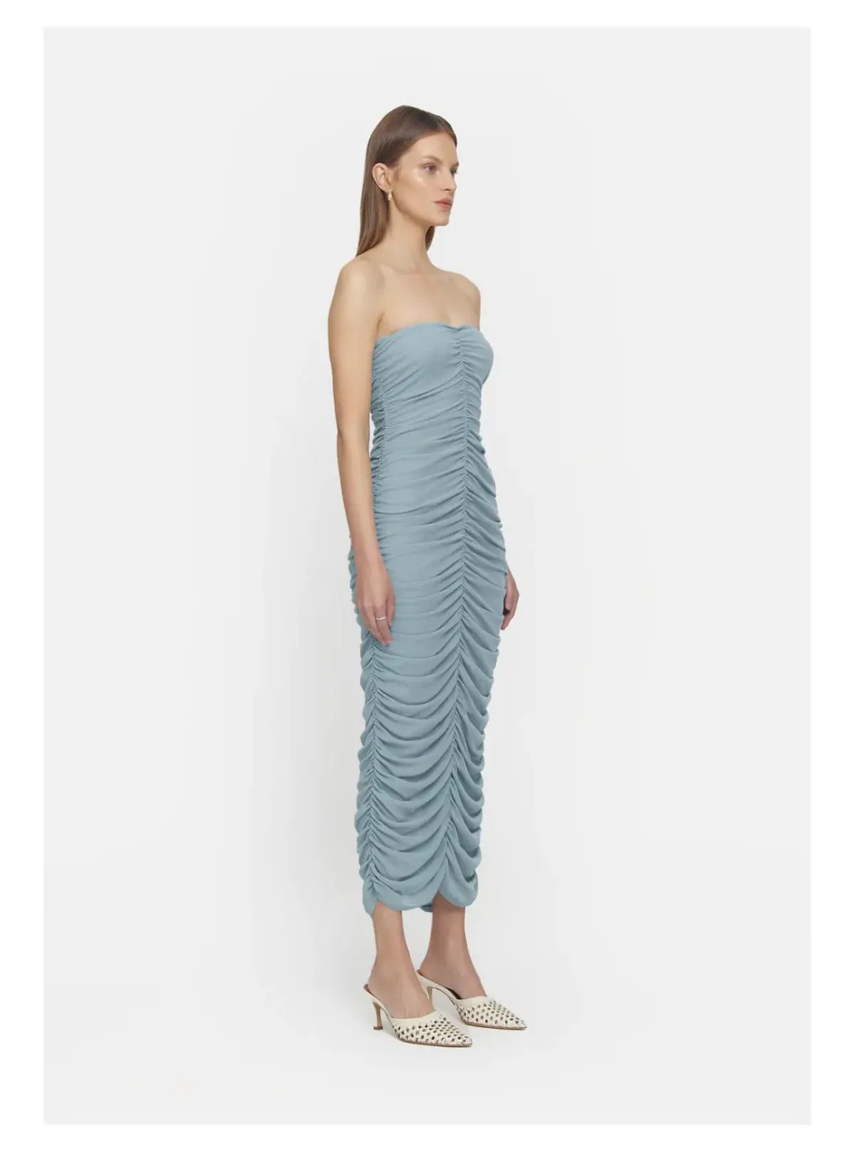 Victoria & Woods Millennia Dress Arctic Blue Size 00/ AU 6 photo 2