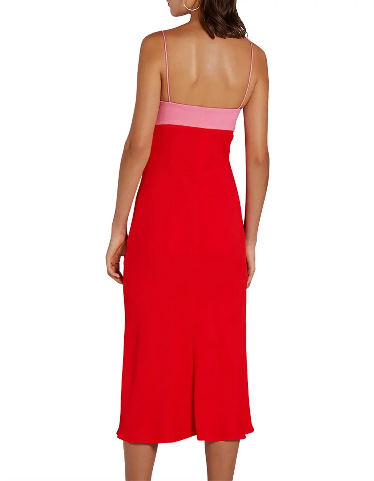 By Johnny Zinnia Slip Midi Dress Multi Size 6 photo 2