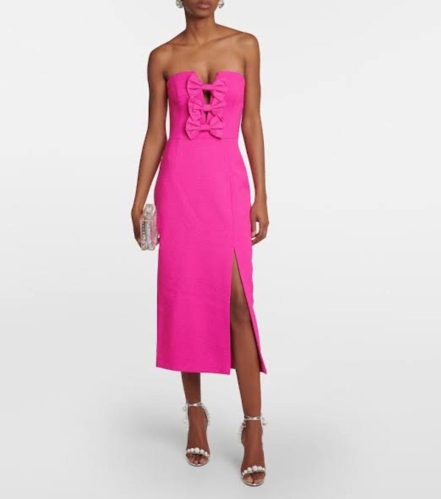 Rebecca Vallance Cecily Strapless Midi Dress photo 3