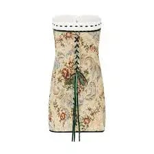 With Jean Sabrin Tabi Mini Dress Green Size 12 photo 2