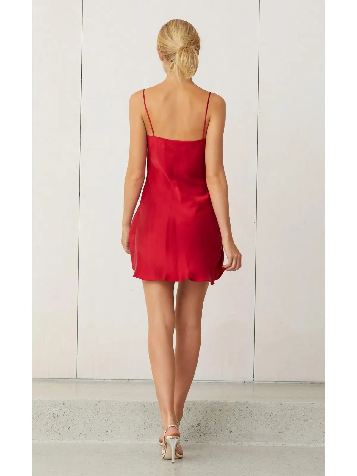 Bec & Bridge Classic Mini Dress Crimson Size AU 6 photo 3