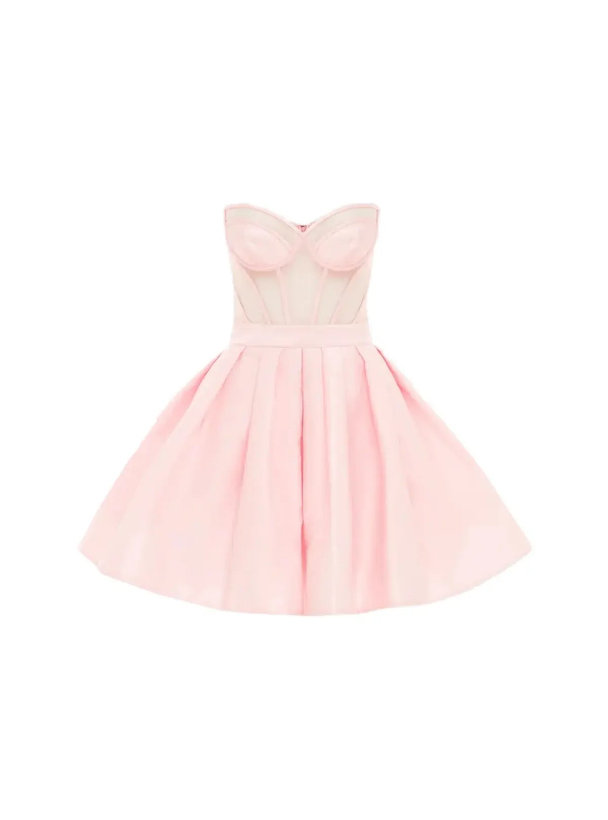 Leo Lin Eliza Structured Bustier Mini Dress Pink Size AU 8 photo 5