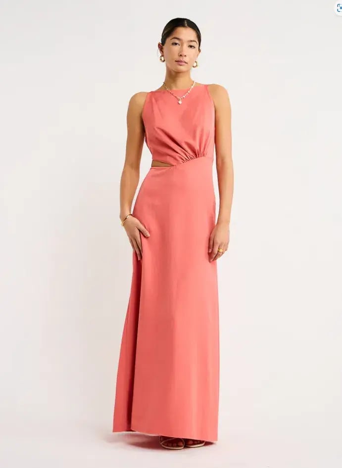 One Fell Swoop Essence Maxi Dress grapefruit Size 10 photo 2