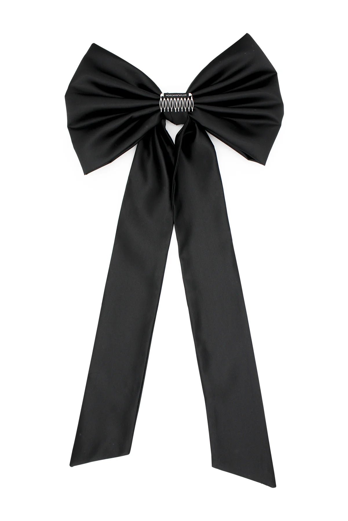 MORGAN & TAYLOR CARMEN OVERSIZED BOW - BLACK photo 5