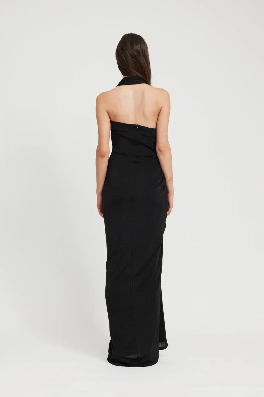 TOJHA Adoria Dress Black Size 10 photo 3