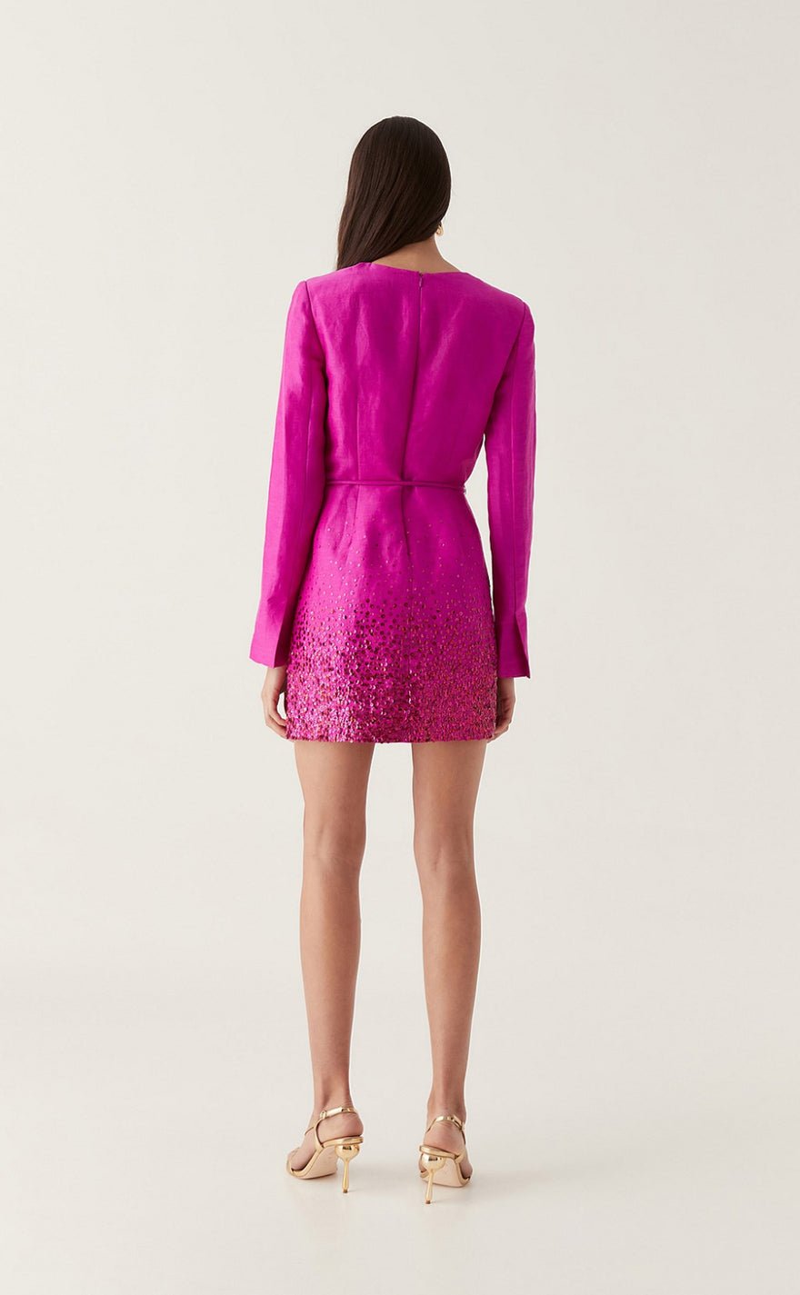 Aje Reflection Sequin Mini Dress photo 2