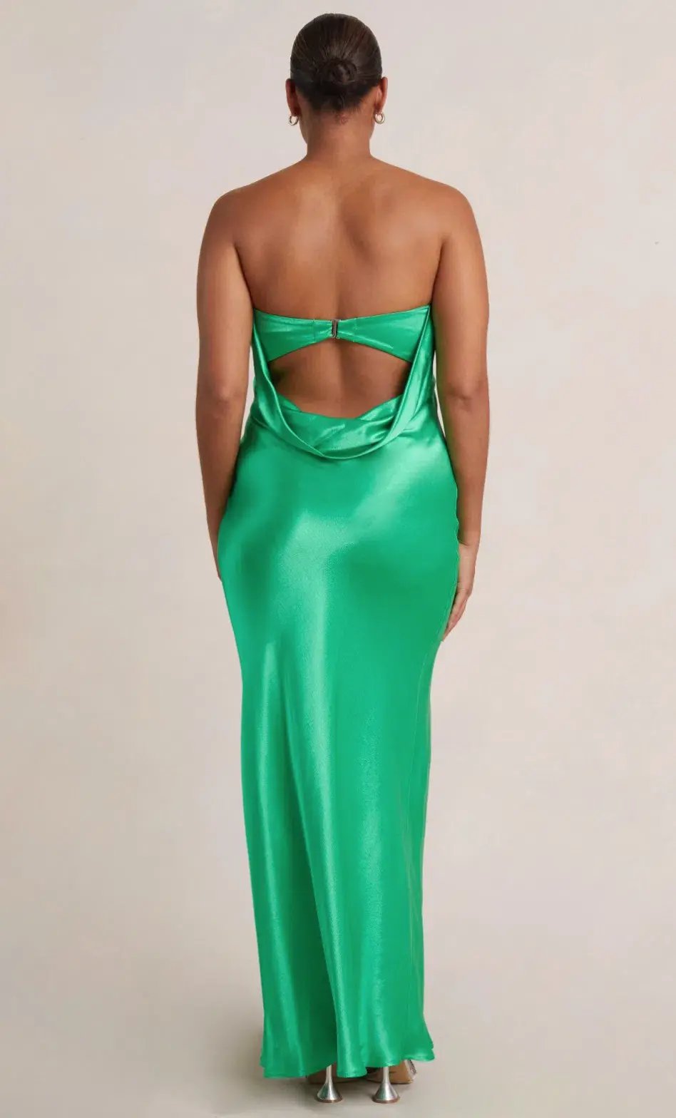 Bec & Bridge Moon Dance Strapless Dress Emerald Green Size 8 photo 4