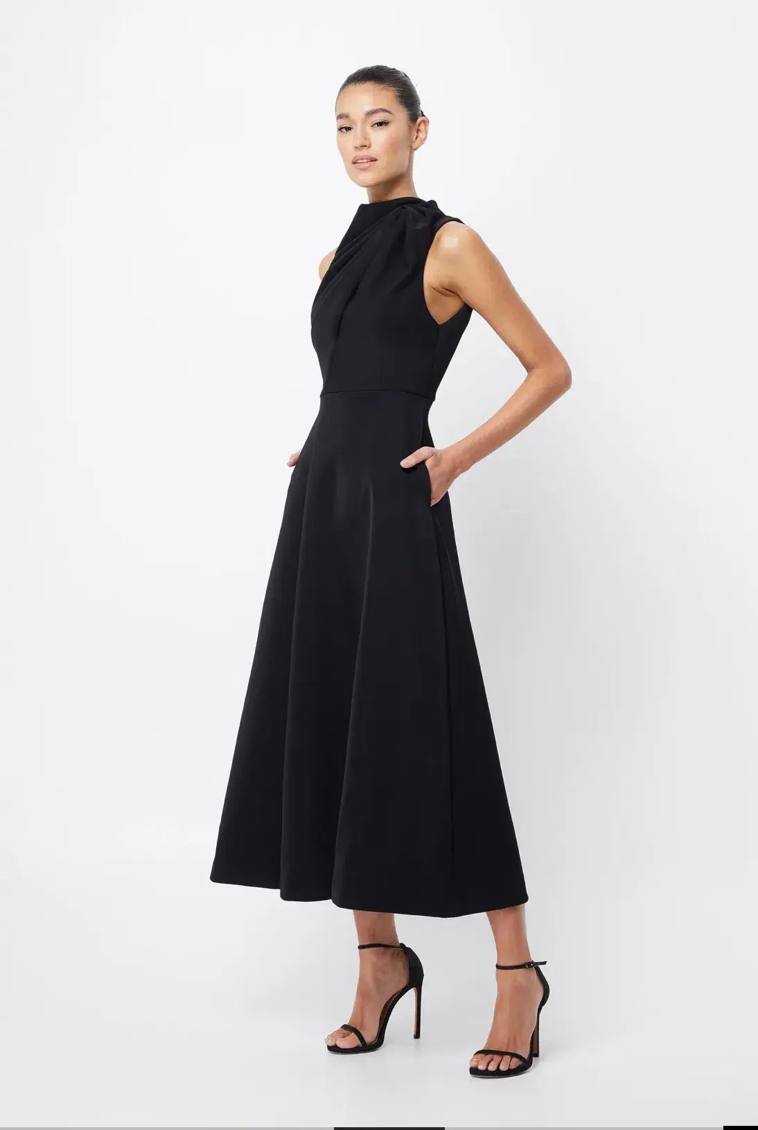 Mossman Cosmic Maxi Dress Black Size 10 photo 3