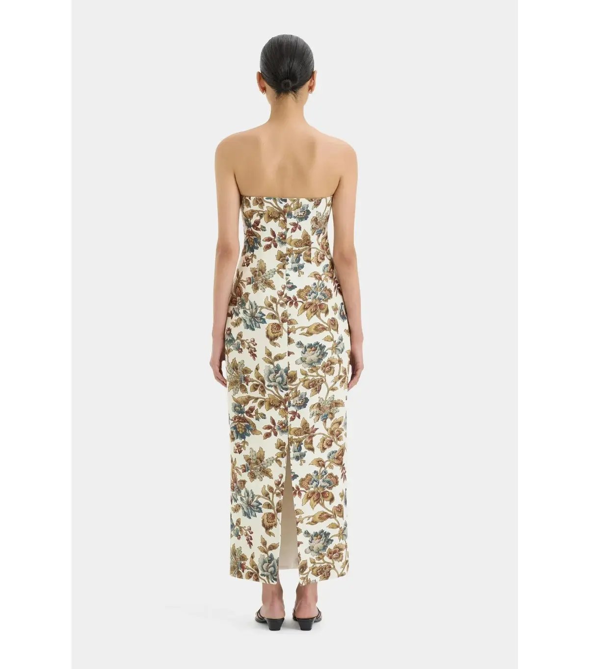 Sir the Label Eleanora Column Midi Dress in Viola Print Size AU 6 photo 3