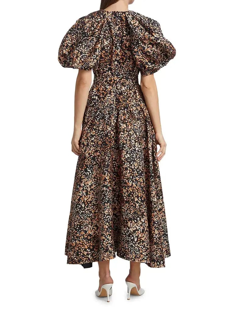 Acler Warner Midi Dress Print Size 14 photo 4