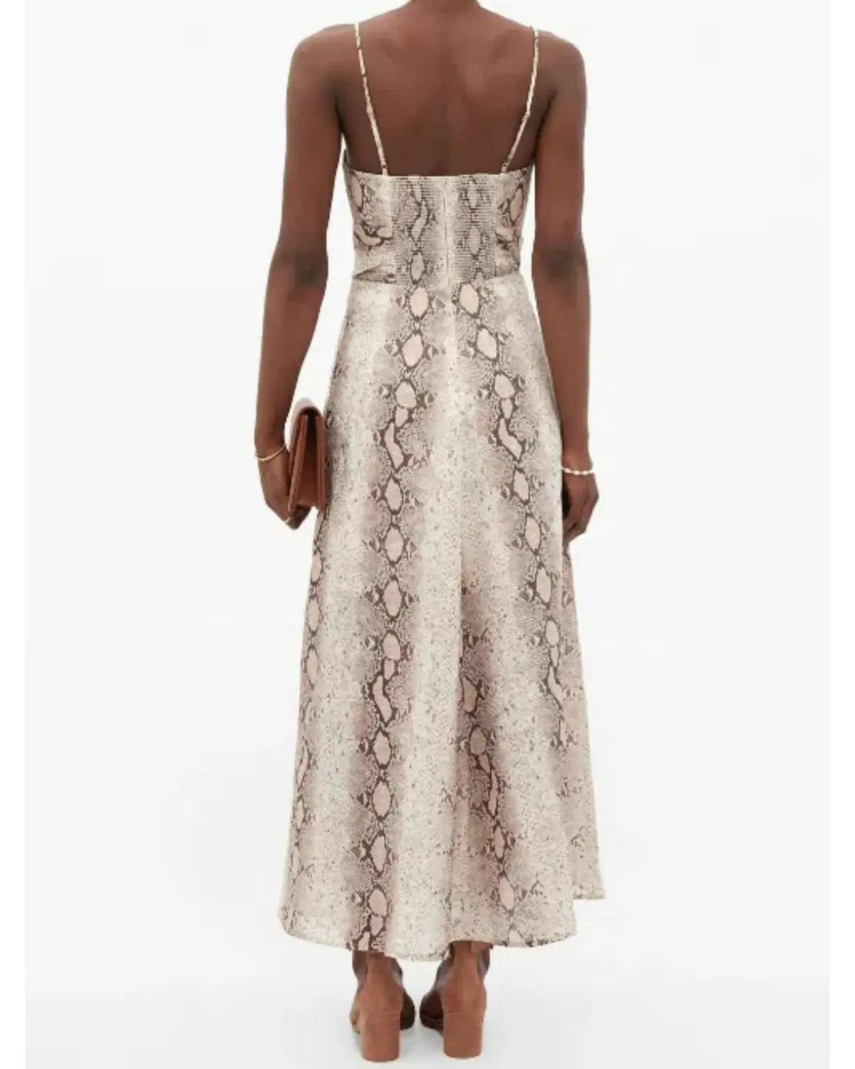 Zimmermann Bellitude Python Cut Out Dress Print Size 0 / AU 8 photo 3