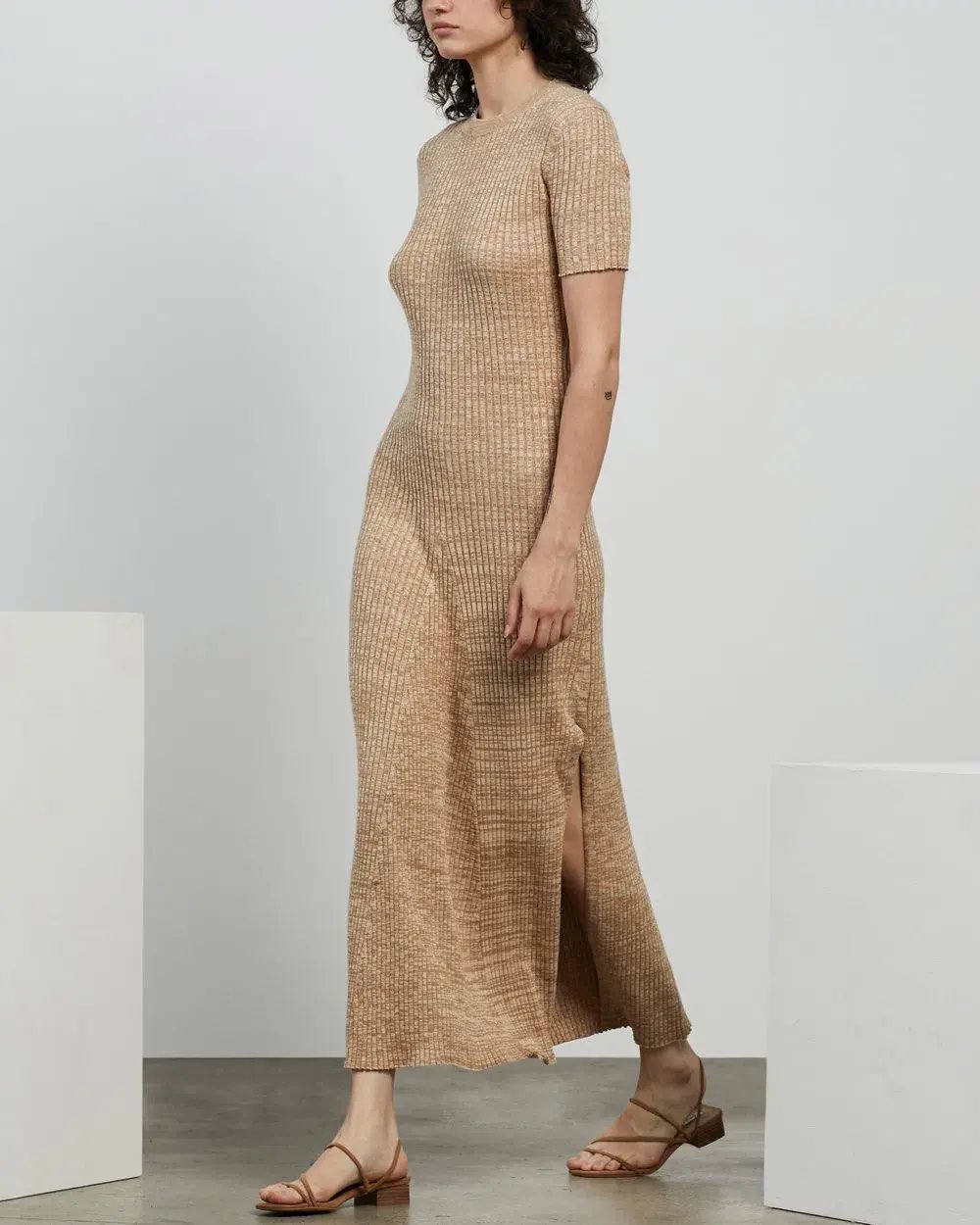 Anna Quan Sasha Dress Beige Size 10 photo 2