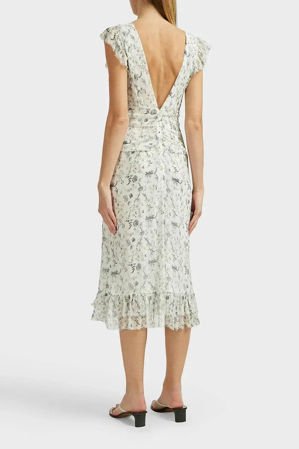 Sir The Label Posey Panelled Gown Floral Size 8 photo 2