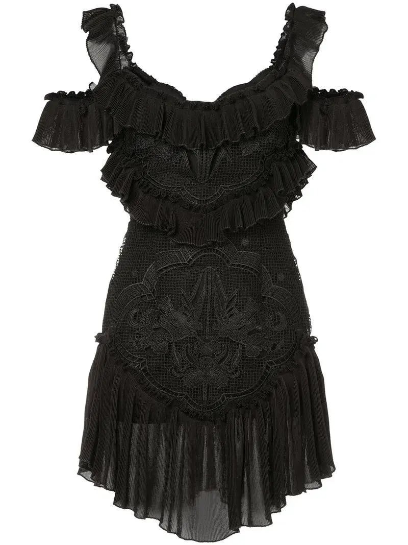 Alice McCall Lovebirds Dress in Black Size 10 photo 3