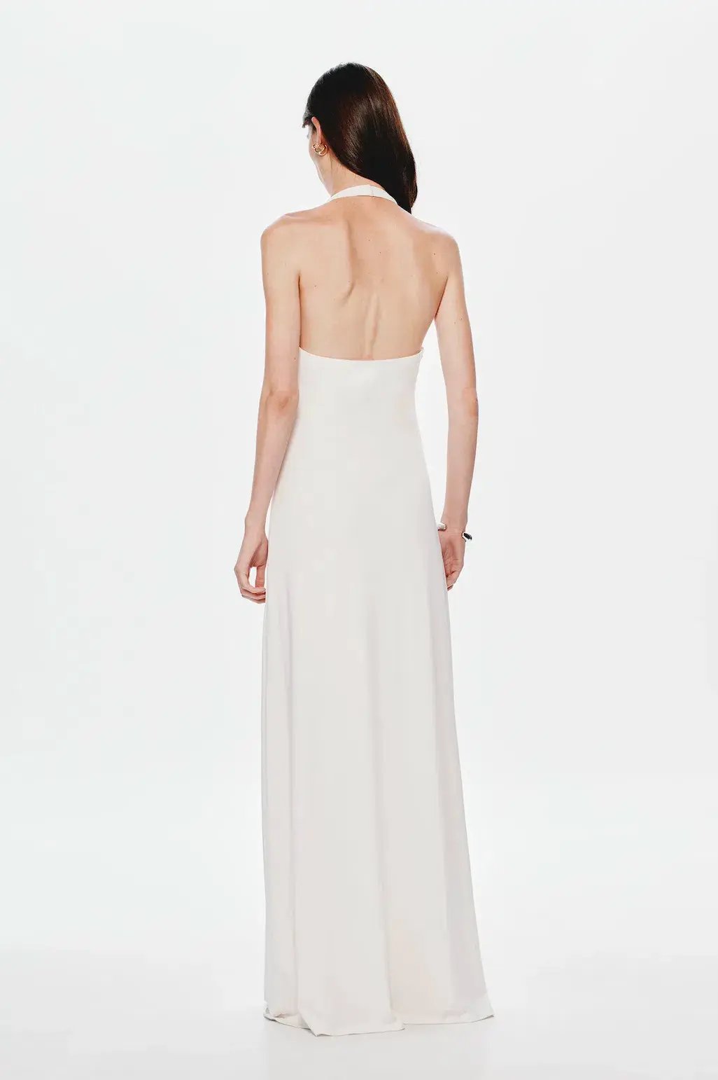 Misha Jennifer Cupro Maxi in White Size 8 photo 3