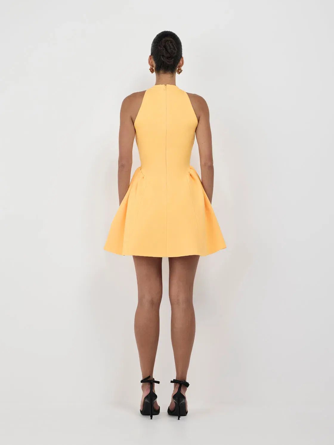 Sheike Sardinia Mini Dress Yellow Size 10 photo 3