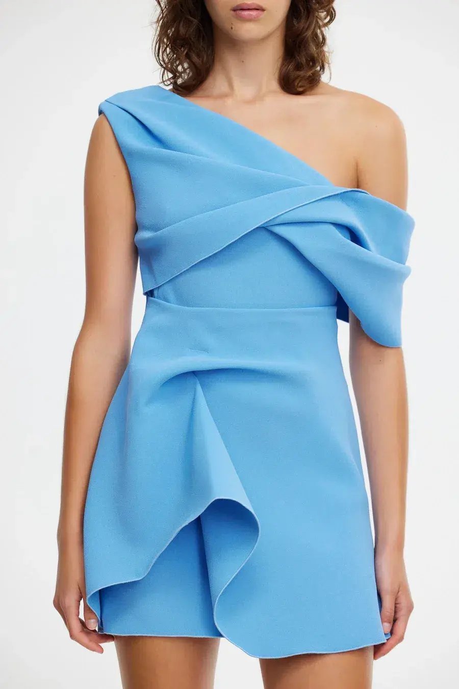 Acler Ashford Mini Dress - Blue - Size 8 photo 3