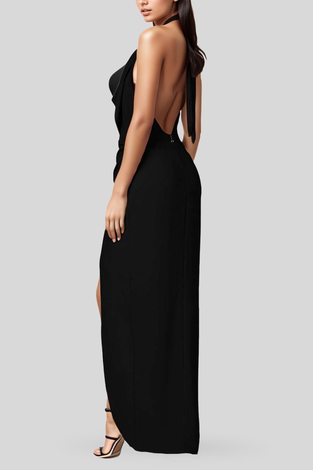 Amore Gown in Black photo 2