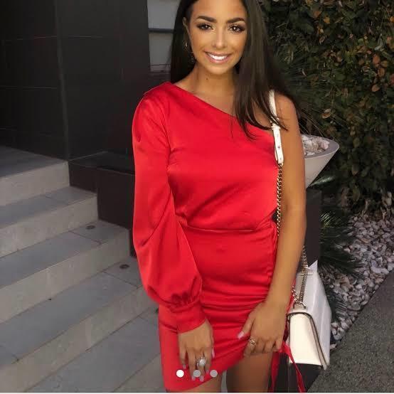 Kookai Vangeline Dress Red Size 8 photo 4