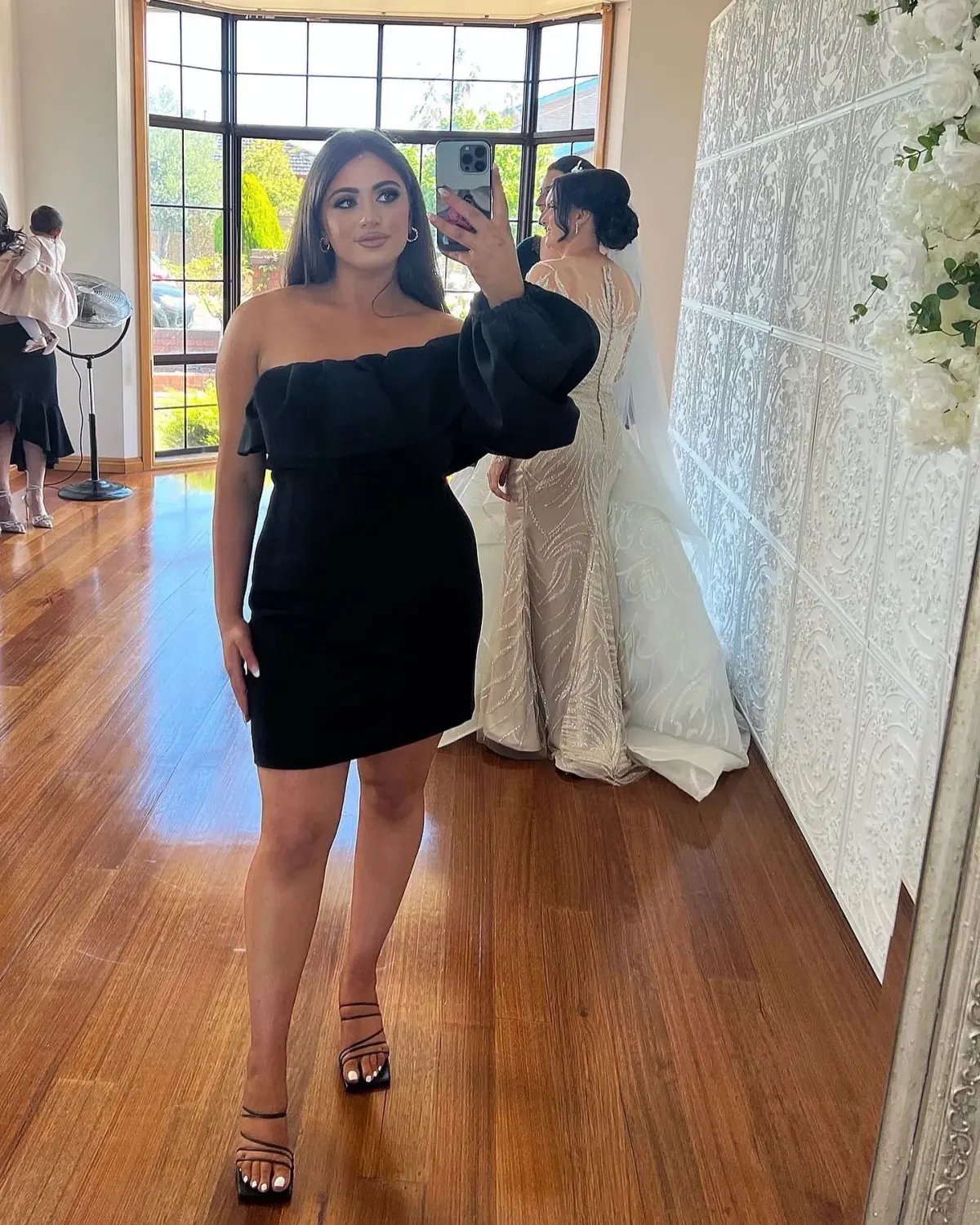 Bianca & Bridgett Camilla Dress Black Size 12 photo 3