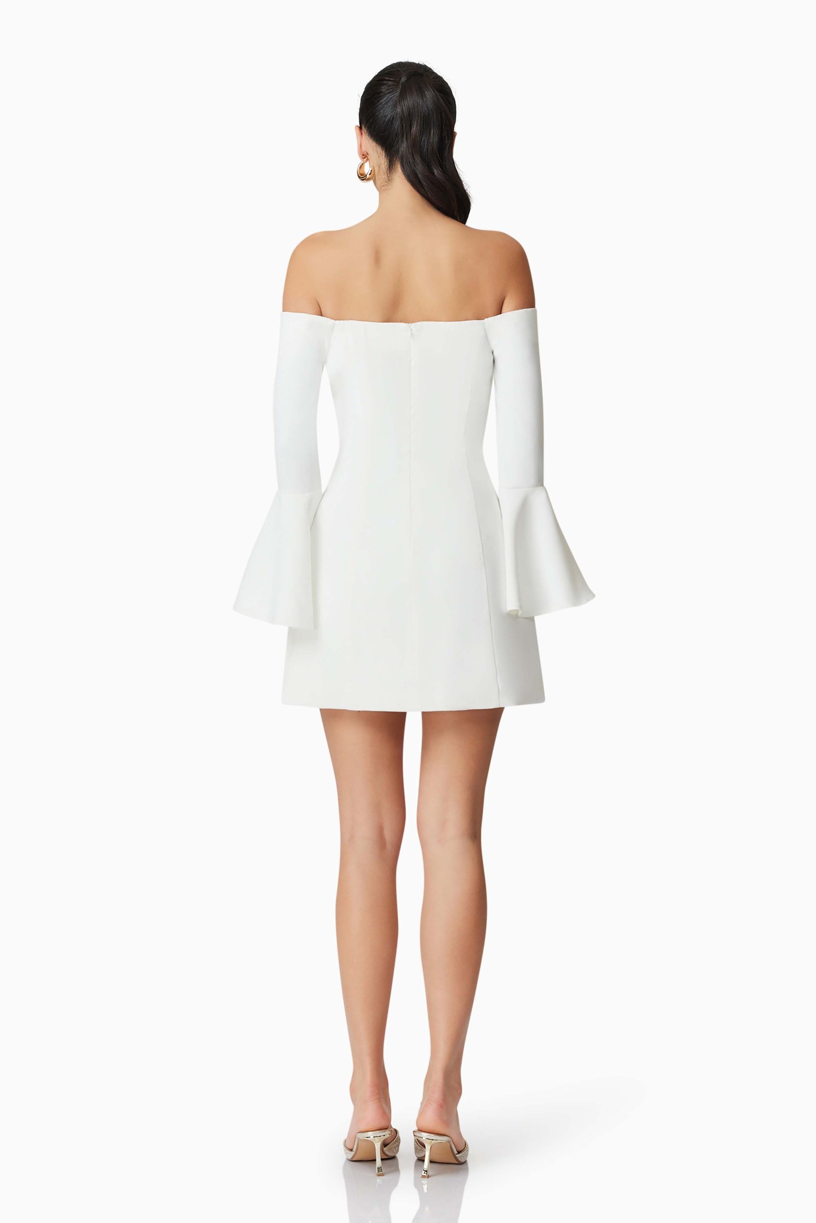 ELLIATT HAZELLE MINI DRESS - IVORY photo 6