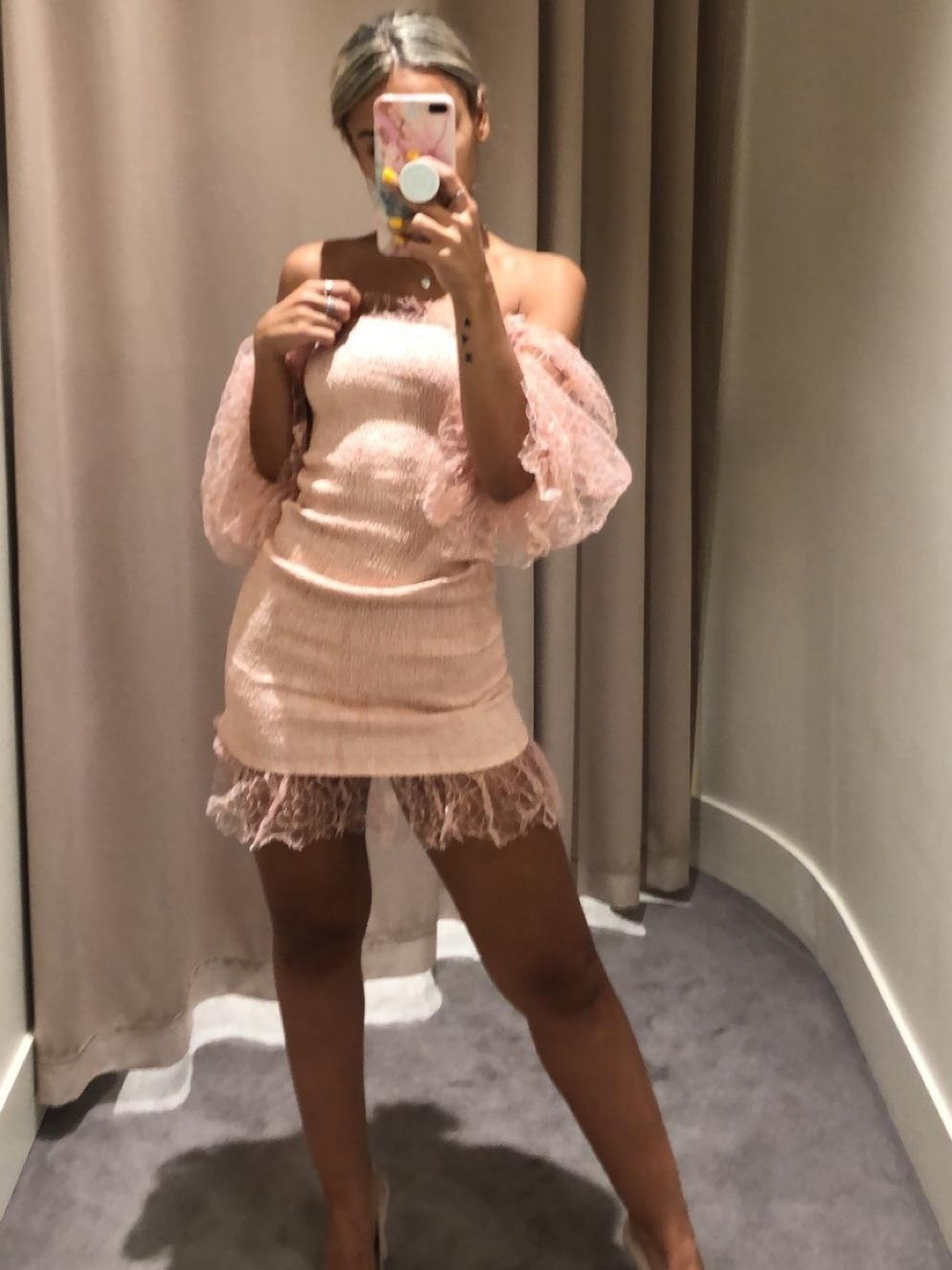 Alice McCall Amora Rouch Dress Blush 6 photo 2
