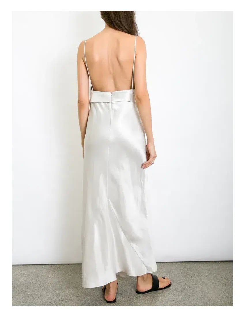 Christopher Esber Dune Structured Cami Dress Silver Size 6 photo 3