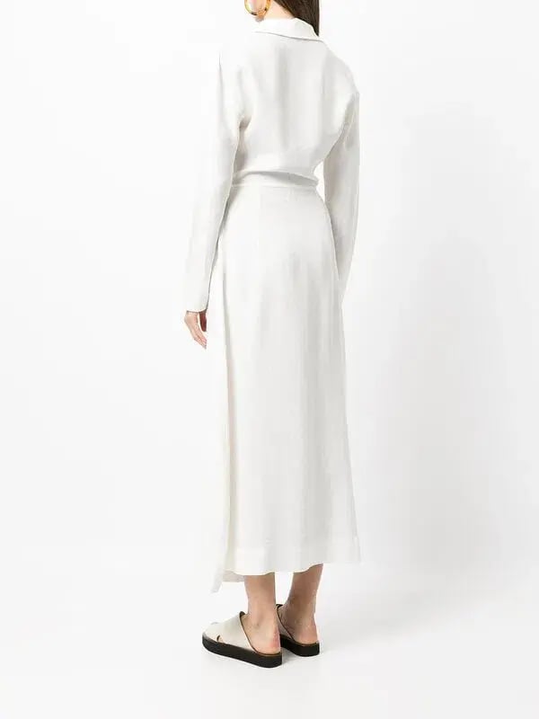 Sir The Label Clemence Long Sleeve Wrap Dress Ivory  Size 0/AU 6 photo 2
