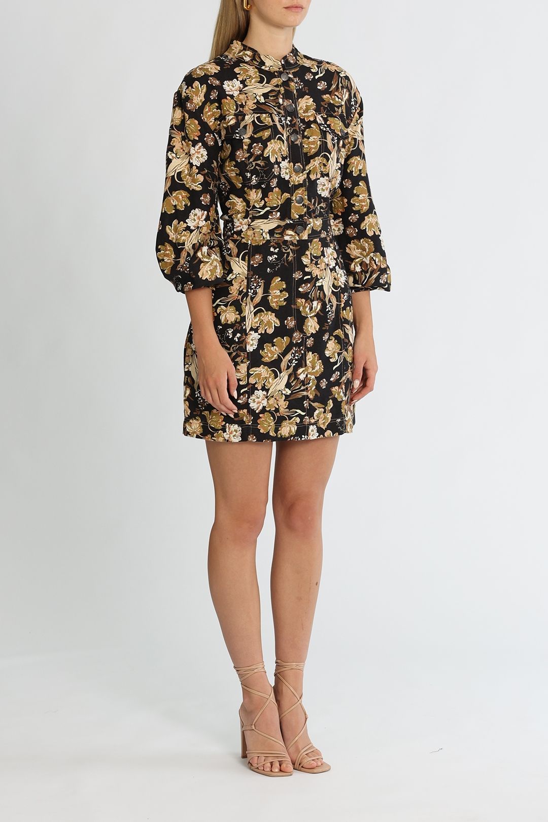 Palermo Panelled Mini Dress - Multi photo 2