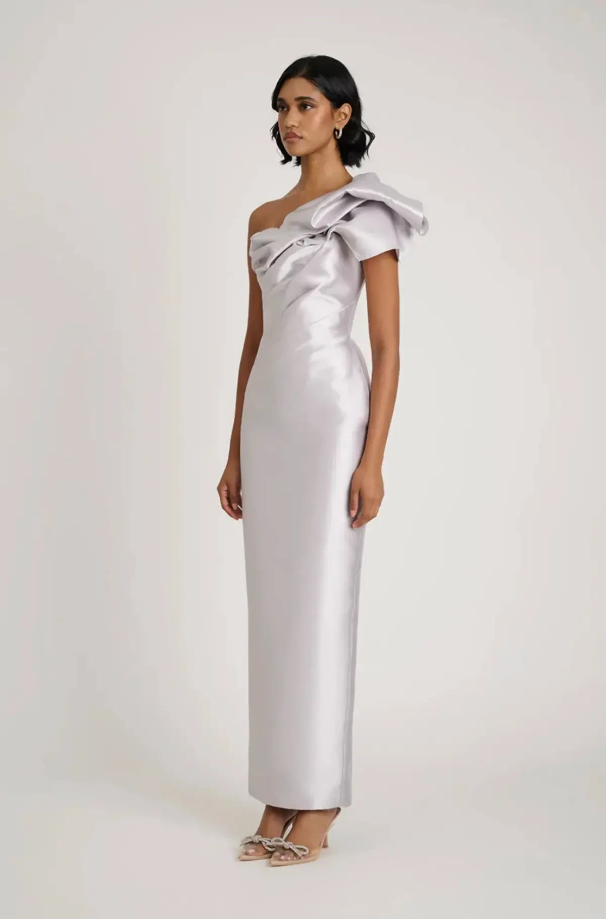Eliya The Label Ashton Gown Silver Size S / AU 8 photo 7