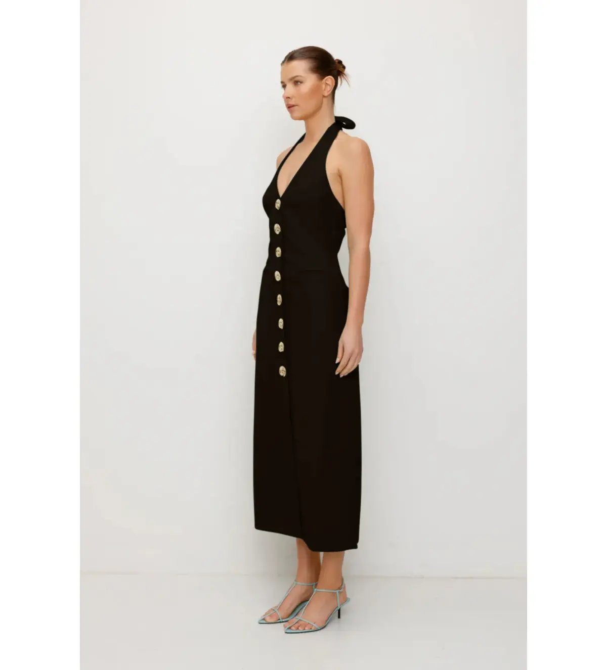 Wolf Gang Irida Maxi Dress Black Size 14 photo 2