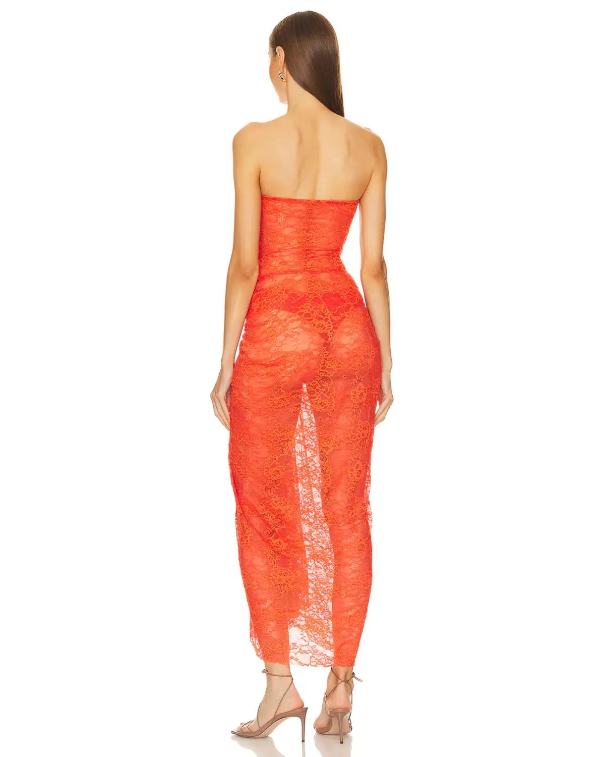 Natalie Rolt Naomi Dress Tangerine Size 1 / AU 8 photo 3