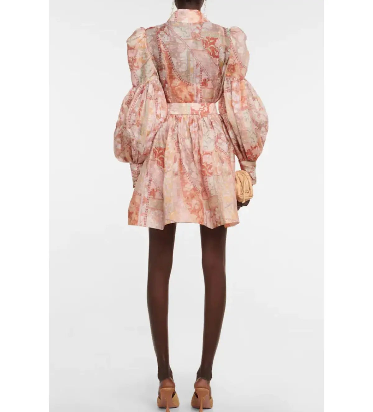 Zimmermann Kaleidoscope Tuxedo Frill Mini Dress Size 0 / AU 8 photo 2
