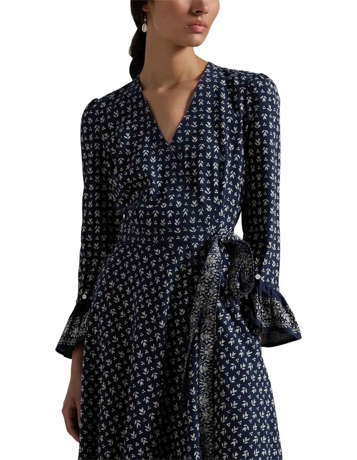 Polo Ralph Lauren Floral Print Wrap Dress Size AU 4 photo 3