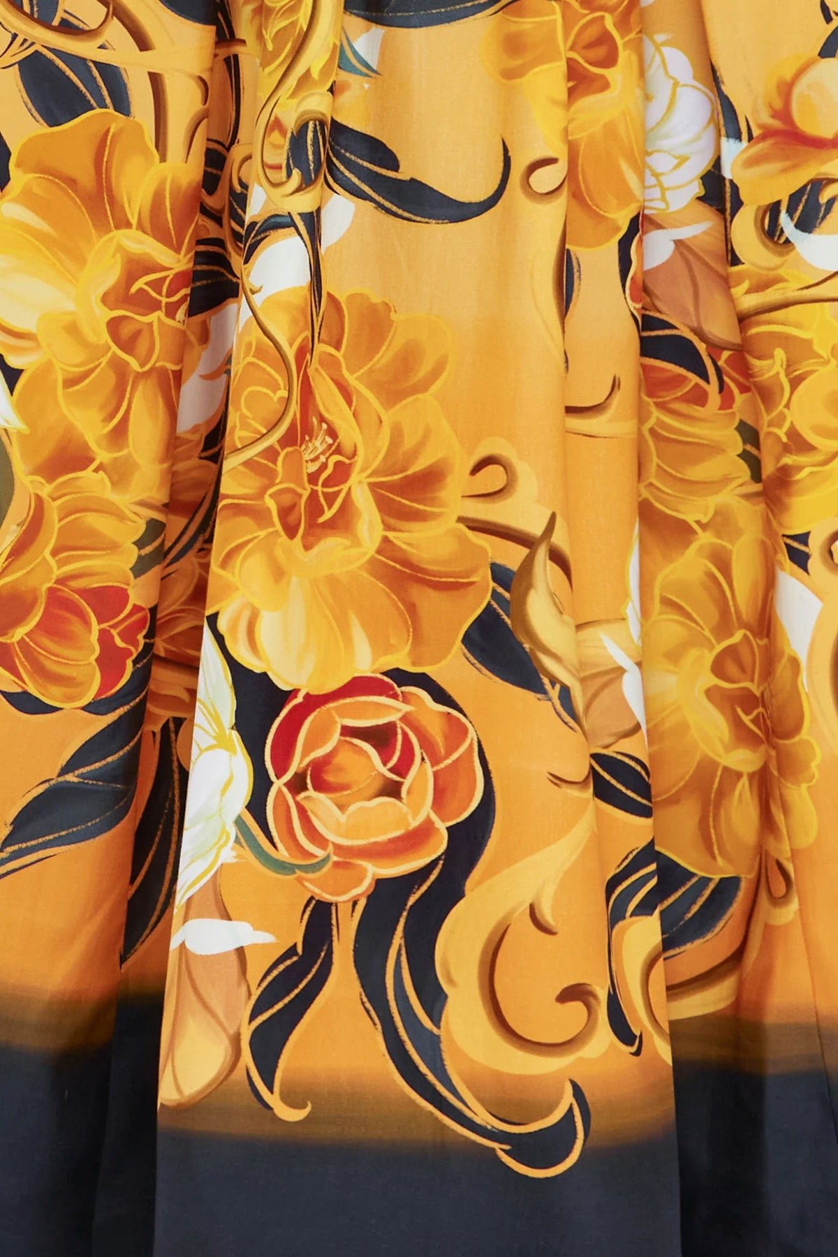LEO LIN LYNN BUSTIER MIDI DRESS - ADORN PRINT IN ROYAL photo 6