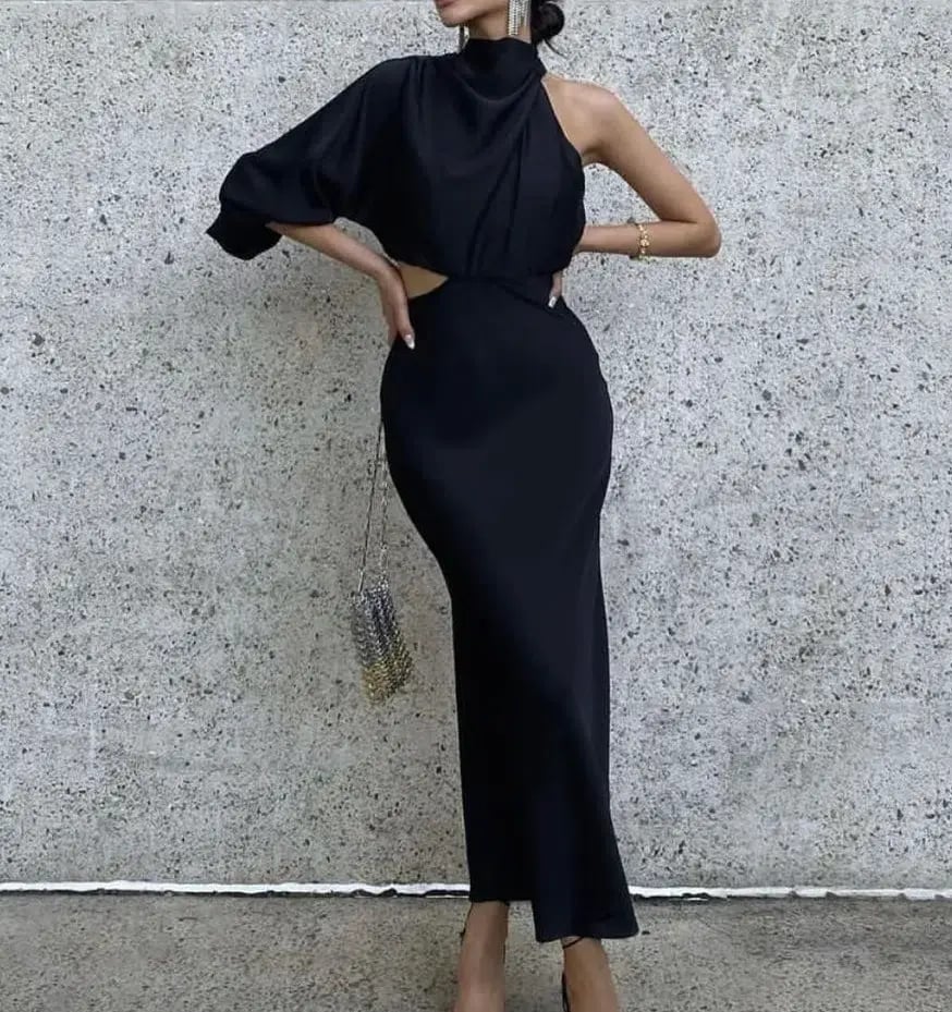 Sheike Olivia Maxi Dress Black Size 14 photo 3