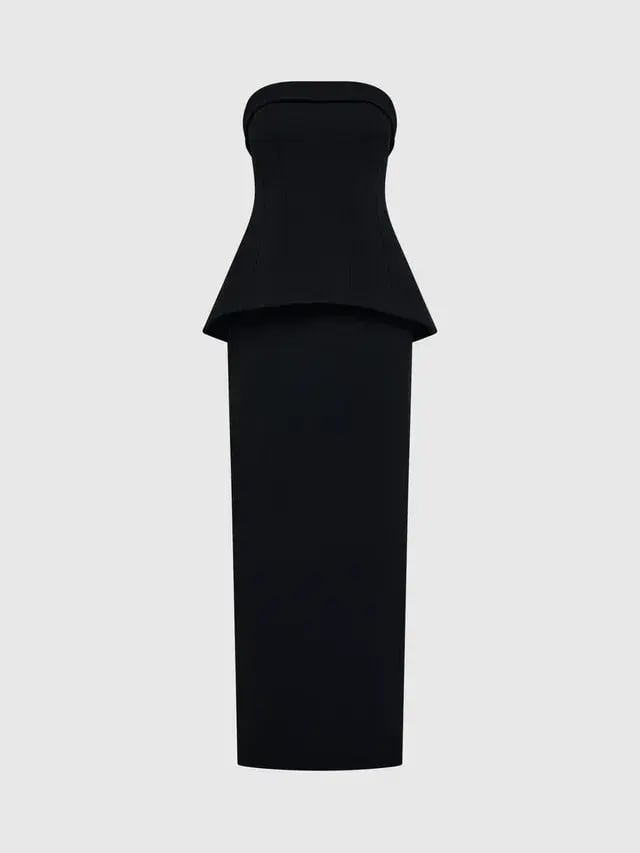 Sheike Estella Gown Black Size 12 photo 3