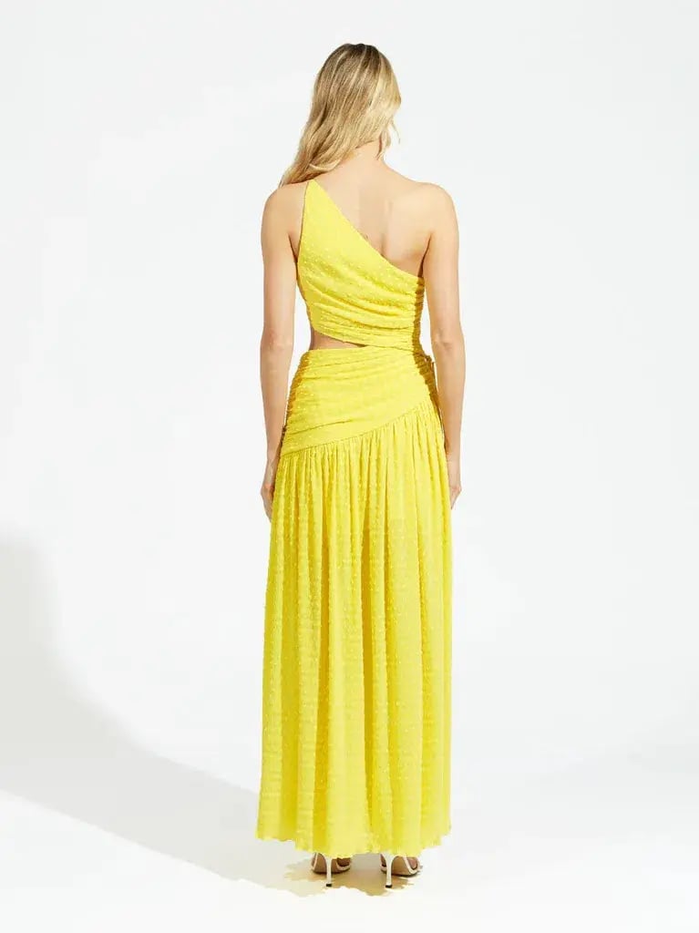 Alice McCall Lolita Midi Dress Yellow Size 8 photo 3