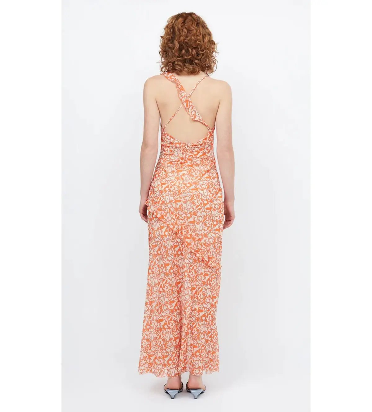 Bec & Bridge Firefly Frill Maxi Dress Fiesta Floral Size AU 8 photo 4
