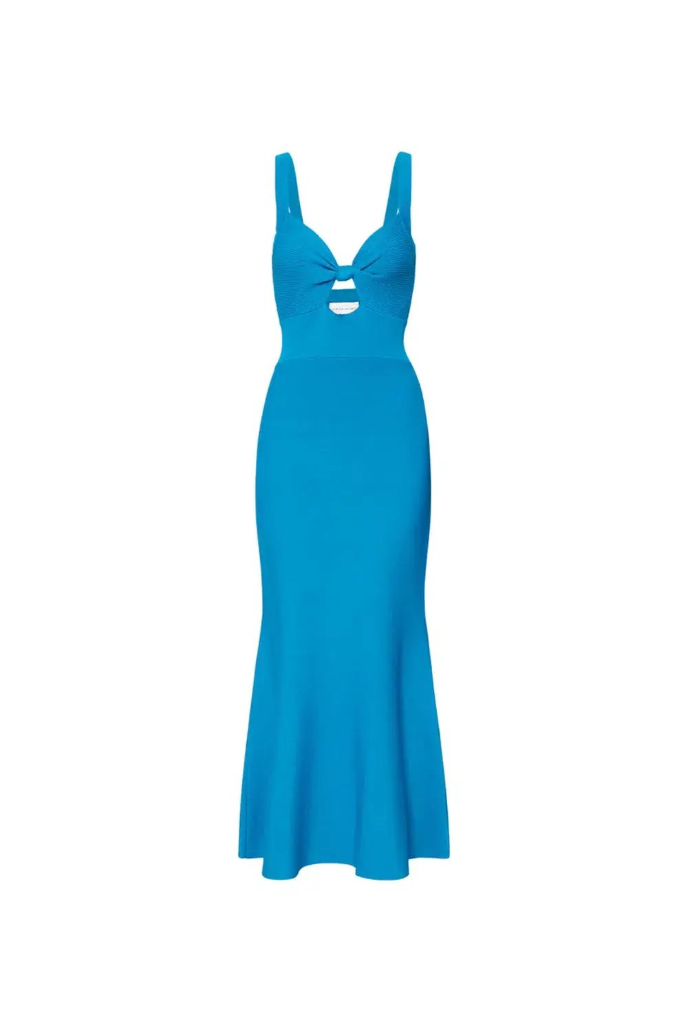 Rebecca Vallance Alma Knit Midi Dress Blue Size 10 photo 3