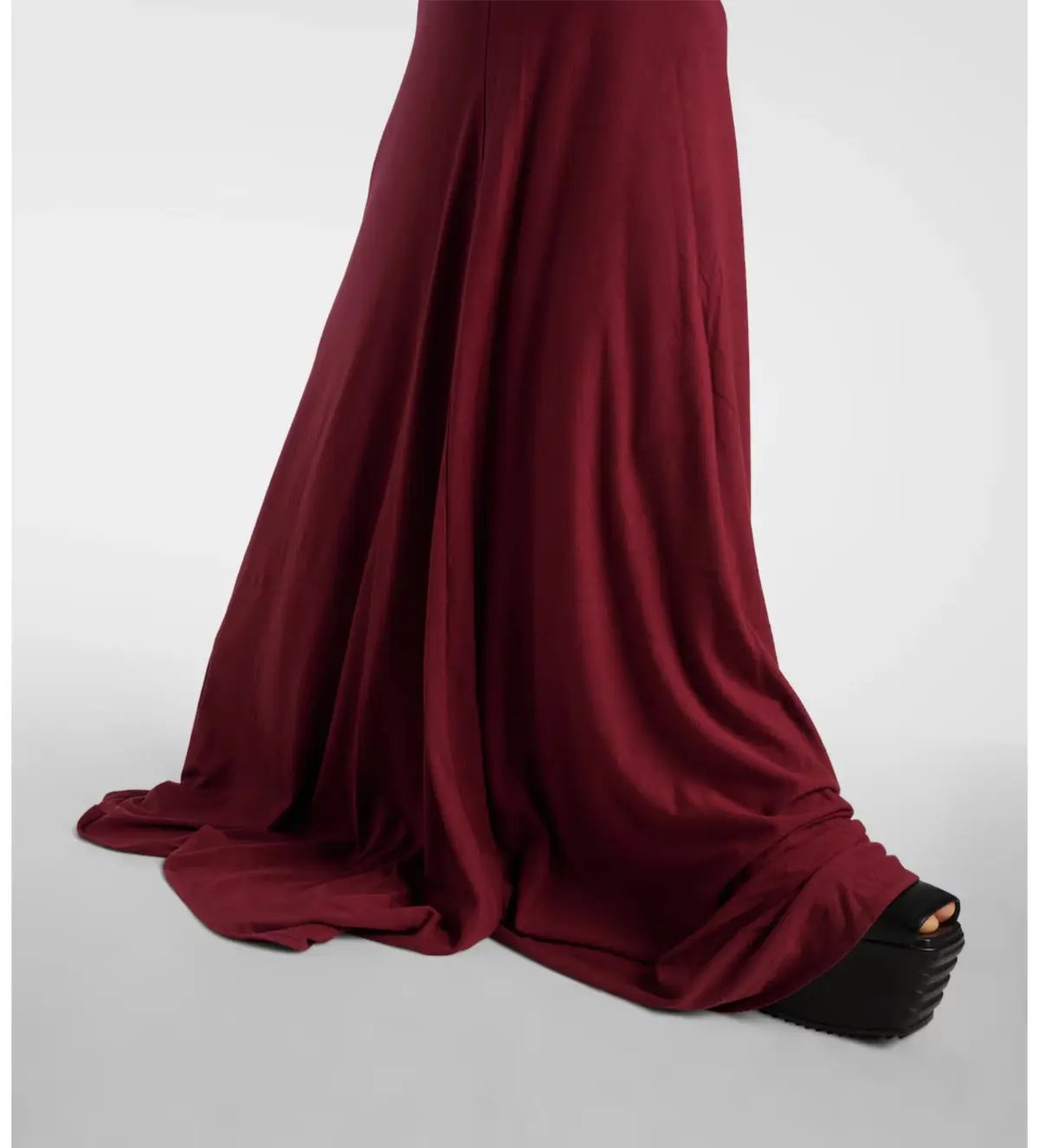 Entire Studios Pillar Ruched Gown in Red Size 6 photo 5