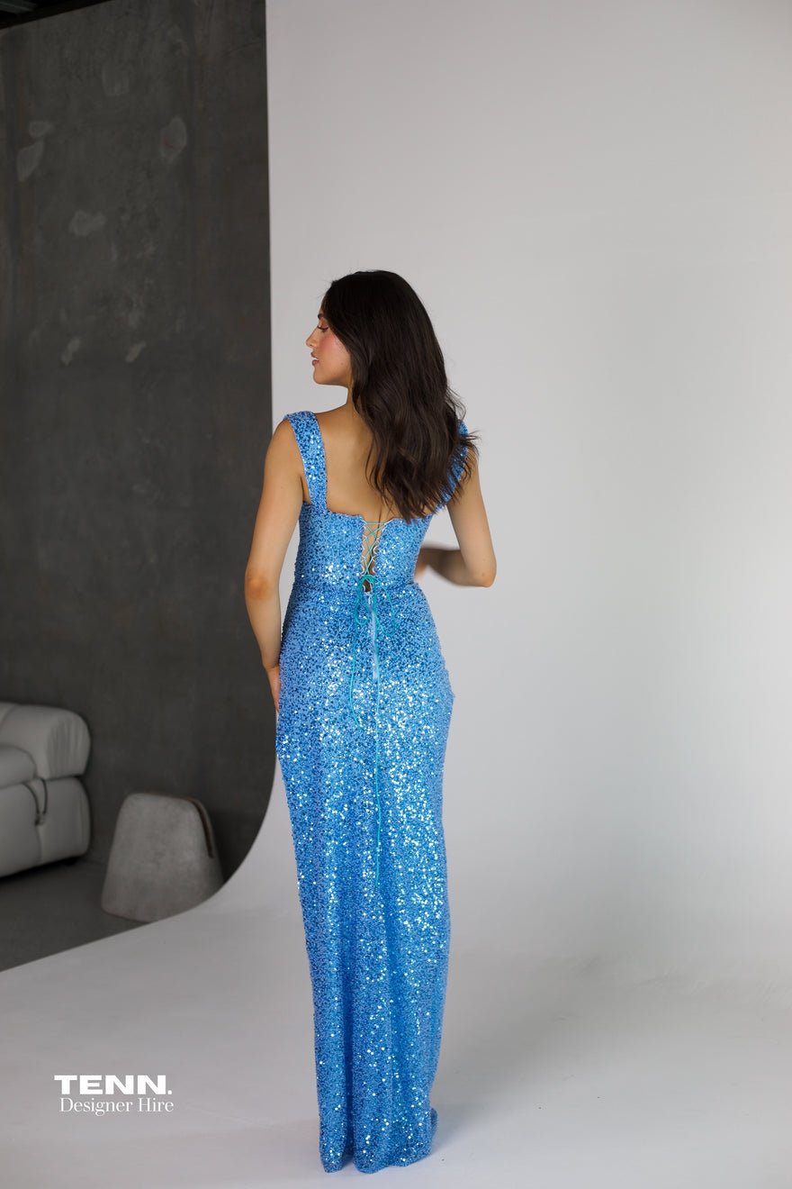 Fjolla Nila Opal Gown - Cerulean photo 4