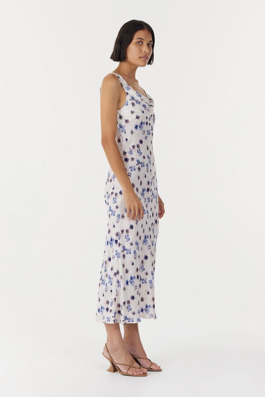 THIRD FORM BLUE BELL COWL SLIP DRESS - FLORAL photo 2