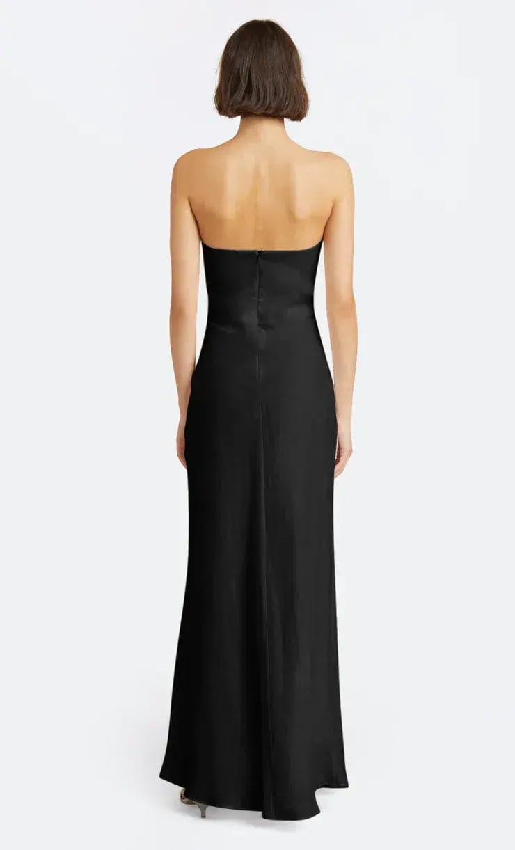 Bec and Bridge Cynthia Strapless Maxi Black size 8 photo 2