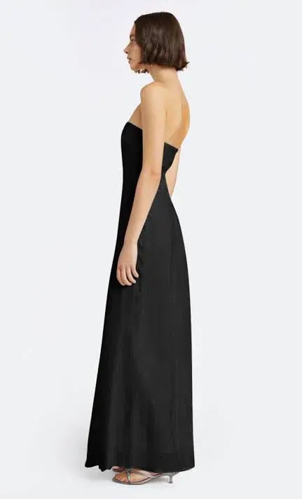 Bec and Bridge Cynthia Strapless Maxi Black size 8 photo 3