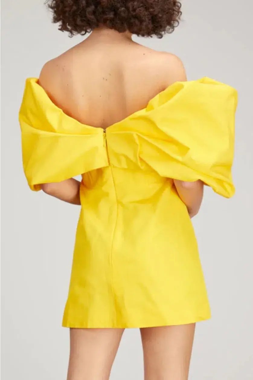 Rachel Gilbert Xavier Mini Yellow Size AU 12 photo 3