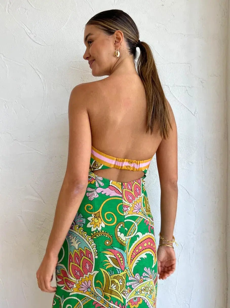 Alemais Marion Bodice Dress Green Size L / AU 12 photo 3