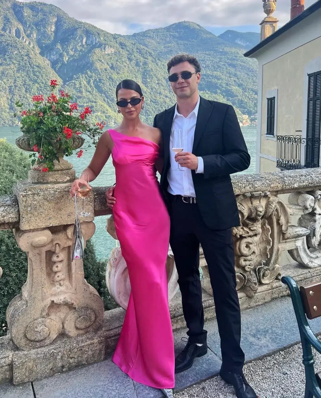 Natalie Rolt Monika Gown Neon Pink Size 1 / AU 8 photo 2