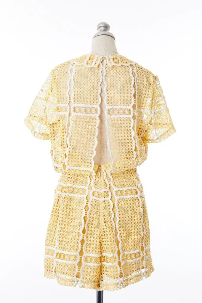 Alice McCall Love Sublime Playsuit Buttercup Yellow Size XS / AU 6 photo 7