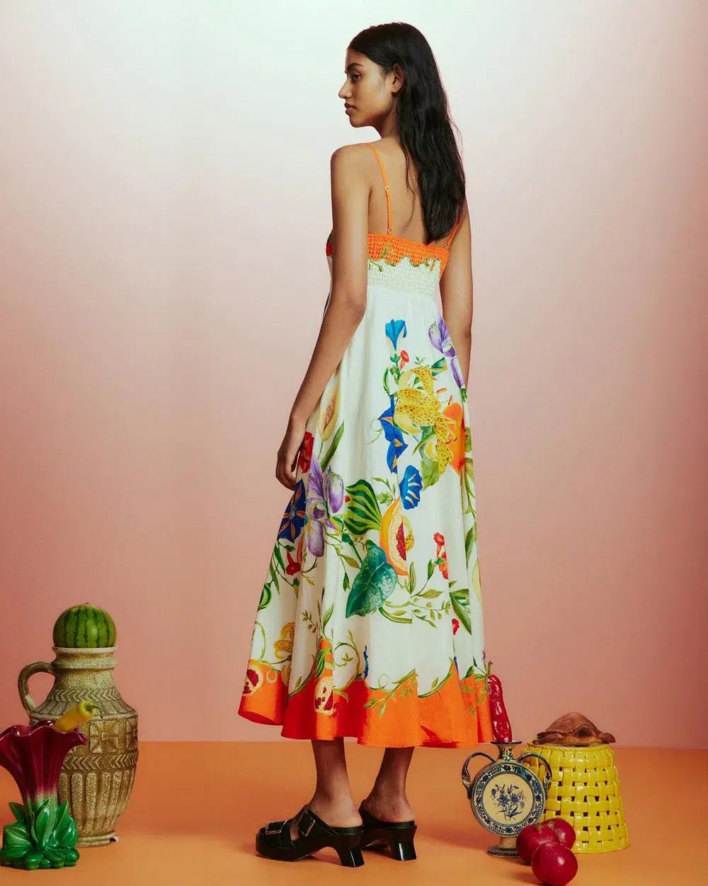 Alemais Flores Sundress Print Size AU 10 photo 3